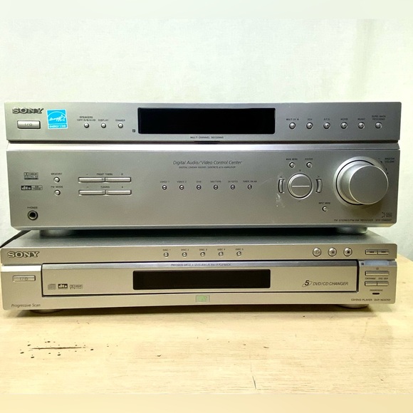 Sony CD DVD Player DVP NC675P STR K6800P Digital Amplifier X6 Set Remote Bundle - Picture 3 of 16